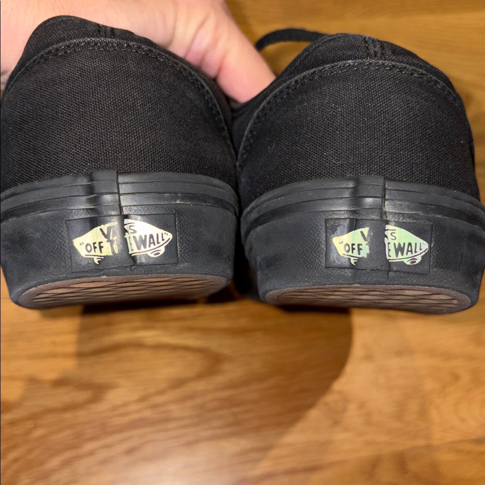 Vans Men's Classic Black Sneakers 9.5 GUC - Picture 7 of 7